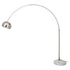 George Kovacs Arc Lamp in Chrome and Marble
