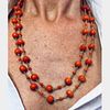 1960s CISGEM Certified Italian Coral Necklace