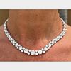 Platinum 46.34 Ct. Diamond Necklace