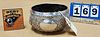 BURMESE STERL REPOUSSE WEDDING BOWL 18.37 OZT
