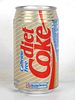 1986 Caffeine Free Diet Coke 12oz Can Nutra Sweet