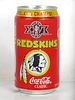 1992 Coca Cola Washington Redskins Superbowl 12oz Can