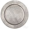 English pewter charger