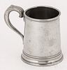 Irish pewter pint mug, 19th c.