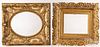 Two giltwood frames, 19th c.