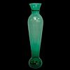 1970s Blenko Hand Made Green Floor Vase