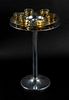 ART DECO STYLE COCKTAIL TABLE WITH GLASSES