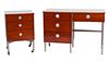 RAYMOND LOEWY FOR HILL-ROM DESK AND SET OF DRAWERS