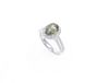 Alexandrite Diamond & 18k White Gold Ring