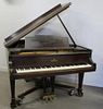 Steinway & Sons Model M Baby Grand Piano, Serial #
