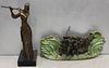 Lot Of 2 Vintage Bronzes 1 Of Moses Signed