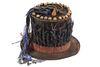 19th Century Stove Top Hat w/ Kiowa Adornment