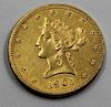 GOLD. 1901 Liberty $10 Dollar US Gold Coin.