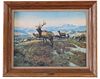 C. M. Russell Framed Painting "The Exalted Ruler"