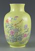 Chinese Porcelain Vase, Chrysanthemum Decoration