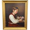 WORK OF ART VICTORIAN OIL PAINTING