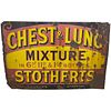 CHEST & LUNG MIXTURE ENAMEL SIGN