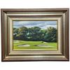 "GOLF COURSE" OIL PAINTING