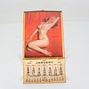 1955 Calendar with Marilyn Monroe in the Nude