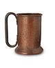 A Stickley Brothers hammered copper tankard no. 45
