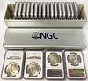 (20) NGC MS63 Peace Silver Dollars
