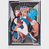 After David Hockney (b. 1937): Tyler Graphics Print Retrospective Poster and T-Shirt