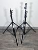 WESTCOTT & MANFROTTO TRIPODS WITH & CE LIGHT ATTACHMENT