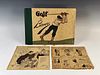 1916 GOLF: THE BOOK OF A THOUSAND CHUCKLES CARTOONS BY BRIGGS