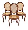 Set of three chairs, Louis-Phil