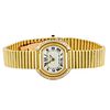 Cartier Ellipse Solid 18K Gold, Diamond, and Sapphire Watch