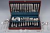 Westmorland Enchanted Orchid Sterling Flatware, 85 pcs