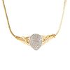 Diamonds and 14K Yellow Gold Formal Necklace
