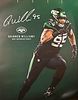 New York Jets - Replica lithograph autographed poster featuring Jets Defensive Lineman Quinnen Williams