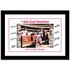Big Red Machine Tractor Framed Lithograph Signed by the Big Red Machine's Starting Eight, with Certificate of Authenticity.