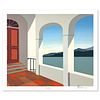 William Schlesinger (1915-2011), "Portico" Limited Edition Serigraph, Numbered and Hand Signed with Letter of Authenticity