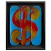 Andy Warhol (1928-1987), "Dollar Sign" Framed Skateboard Triptych, Plate Signed with Letter of Authenticity.