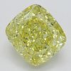 4.54 ct, Natural Fancy Intense Yellow Even Color, VS1, Cushion cut Diamond (GIA Graded), Appraised Value: $359,500 