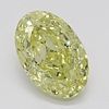 2.07 ct, Natural Fancy Yellow Even Color, VS1, Oval cut Diamond (GIA Graded), Appraised Value: $38,000 