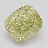 2.14 ct, Natural Fancy Yellow Even Color, IF, Cushion cut Diamond (GIA Graded), Appraised Value: $41,700 