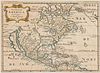 AFTER NICOLAS SANSON (FRENCH, 1600-1667) MAP OF NORTH AMERICA