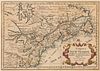 AFTER NICOLAS SANSON (FRENCH, 1600-1667) MAP OF CANADA