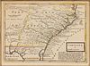 HERMAN MOLL (ENGLISH, C. 1654-1732) MAP OF NORTH AND SOUTH CAROLINA