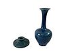 Rookwood Pottery 1921 Vase #778 and 1919 Candleholder #2472