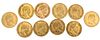 10 Napoleon III Gold Coins
