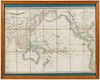 AFTER EUSTACHE HERISSON (FRENCH, 1759-1818) FOLDING MAP OF OCEANIA 