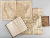 Map and Atlas Lot, 3 pcs incl. Melish Directory