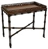 Chinese Chippendale Style Mahogany Carved Center Table