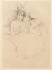 Berthe Morisot - La Lecon de dessin (Berthe Morisot dessinant avec sa fille) (The Drawing Lesson [Berthe Morisot Drawing with Her Daughter]