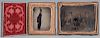 2 ambrotypes incl. post mortem