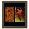 Victor Vasarely (1908-1997), "Arlequin - 2 de la sÃ©rie Graphismes 2" Framed 1977 Heliogravure Print with Letter of Authenticity